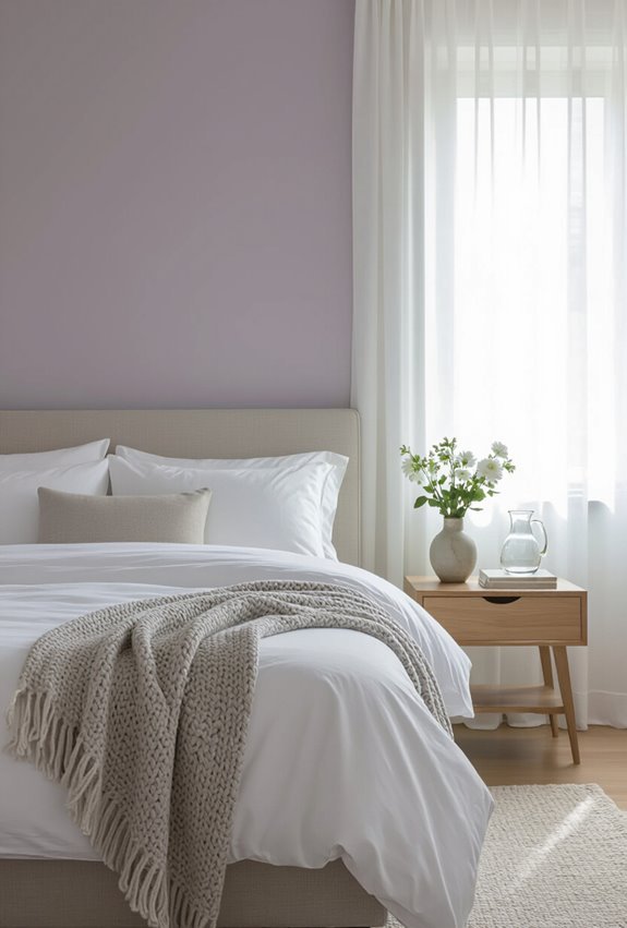 soft lavender guest retreat