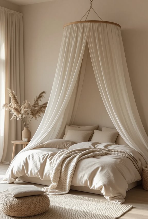 soft layered canopy beddings