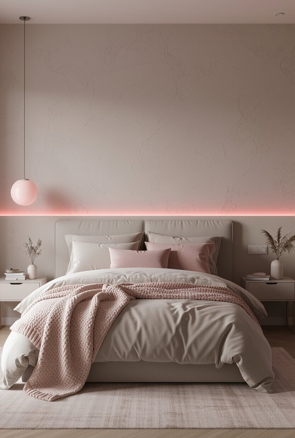soft layered pink ambiance