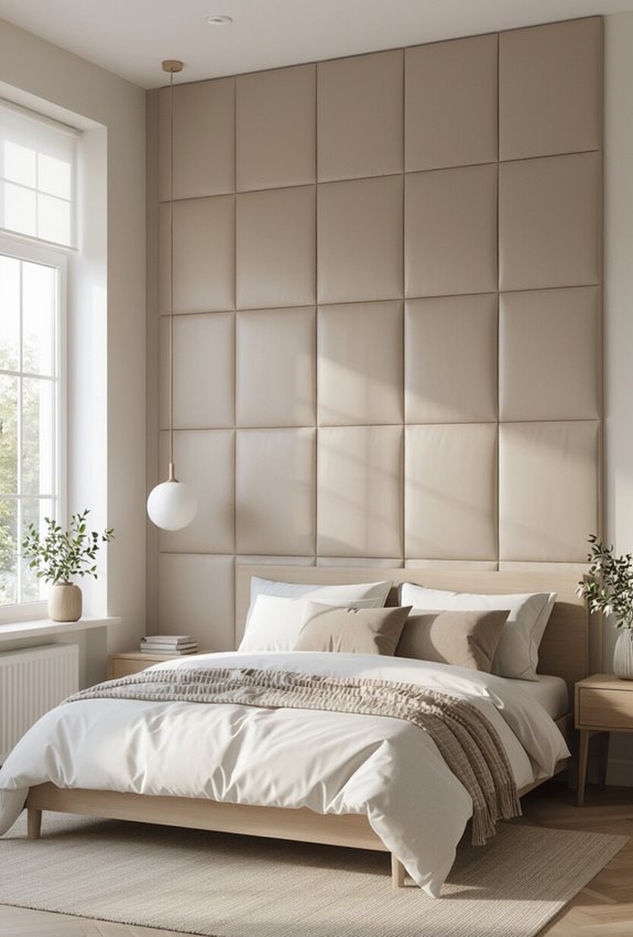 soft leather panel accent