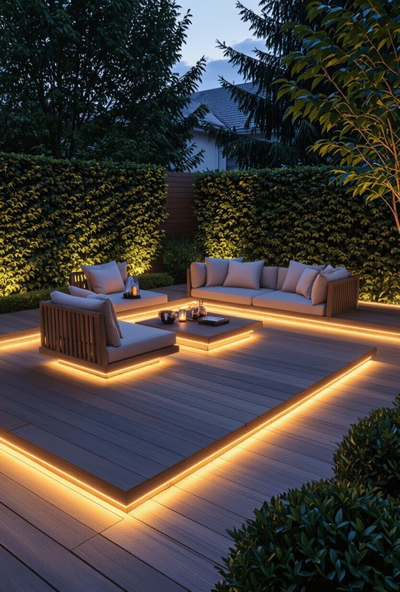 soft led framed cozy nooks