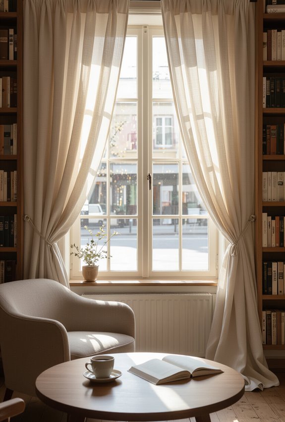 soft light diffusing patterned sheers