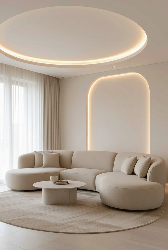 soft light sculpts curved features