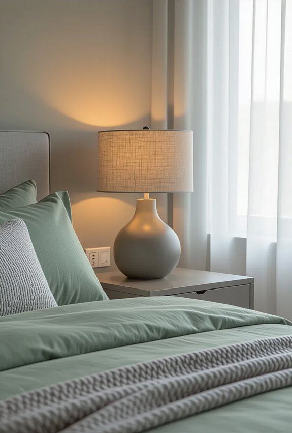 soft matte grey lighting