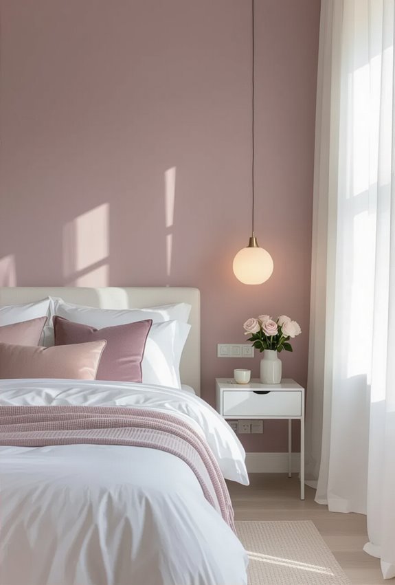 soft mauve calming sanctuary