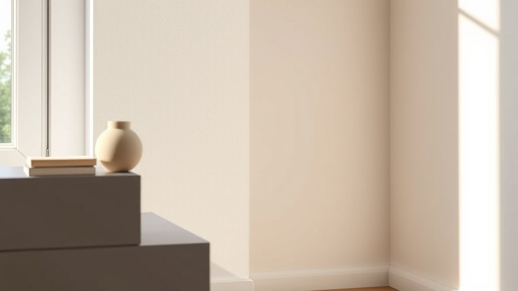 soft non reflective wall finishes