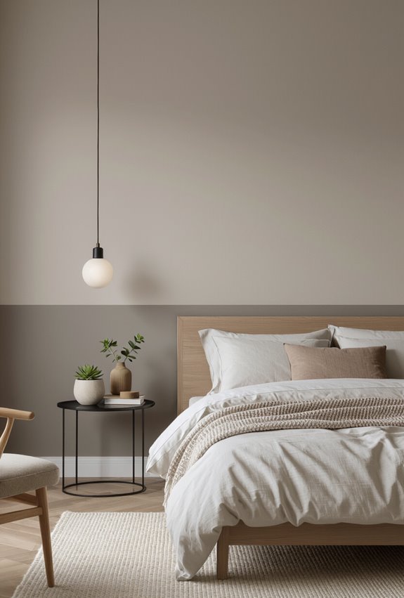 soft ombre gradient wall