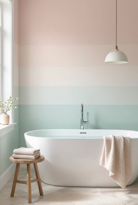 soft pastel ombr gradient