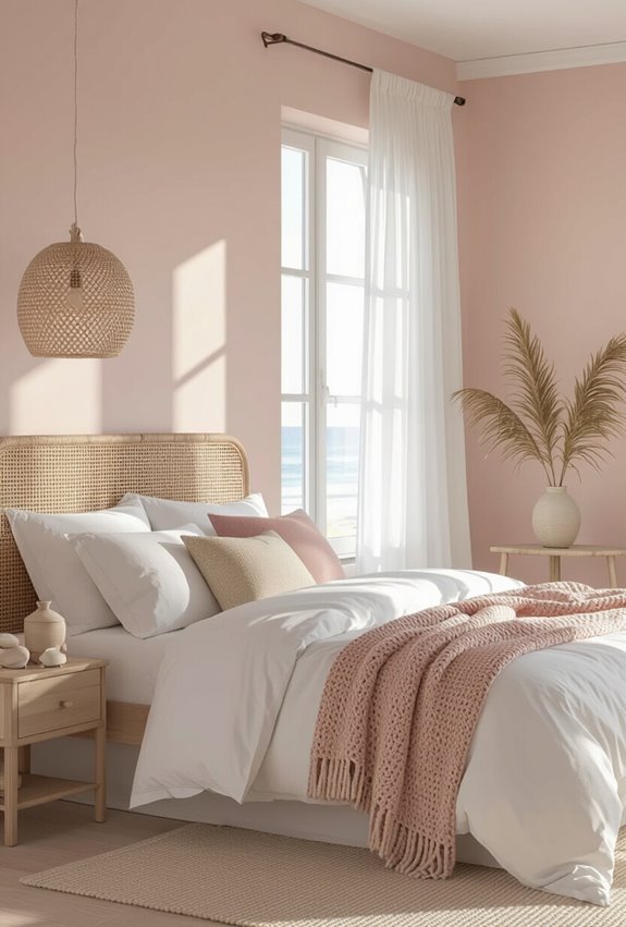 soft pink coastal retreat