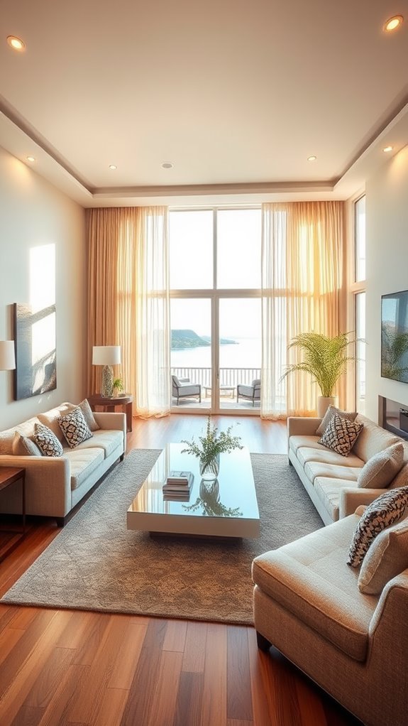 soft soothing ambient lighting