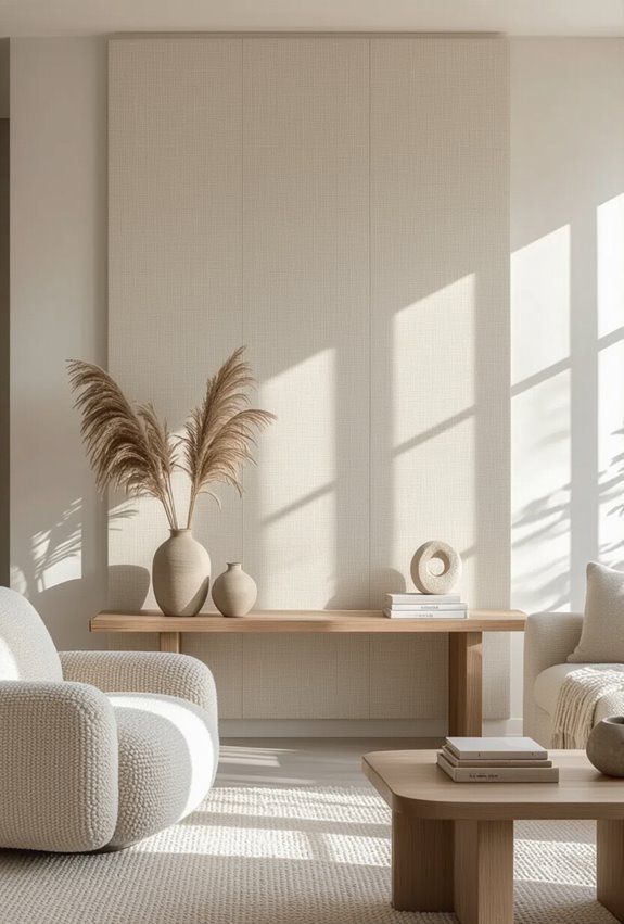 soft upholstered fabric walls