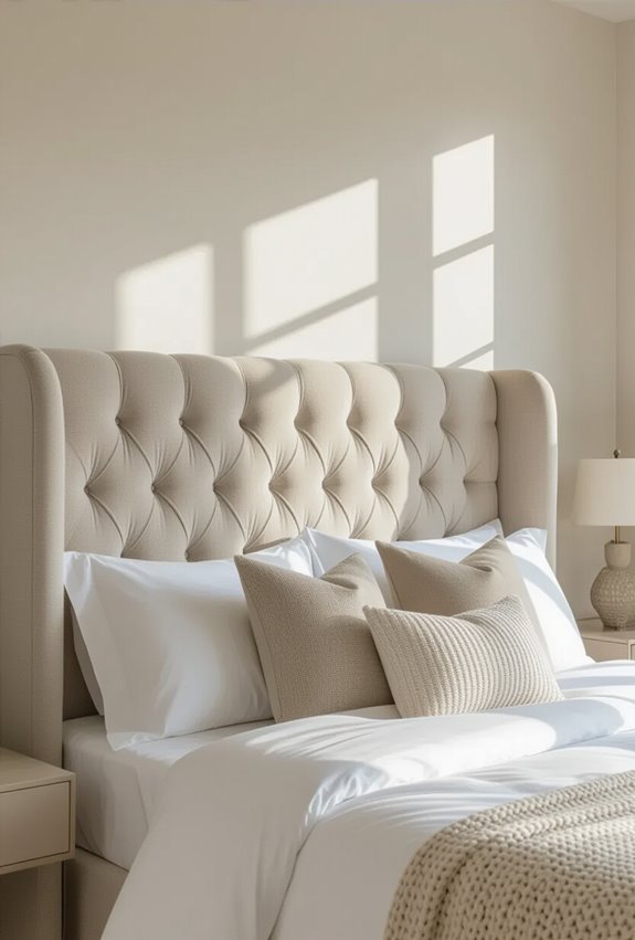 soft upholstered headboard comfort