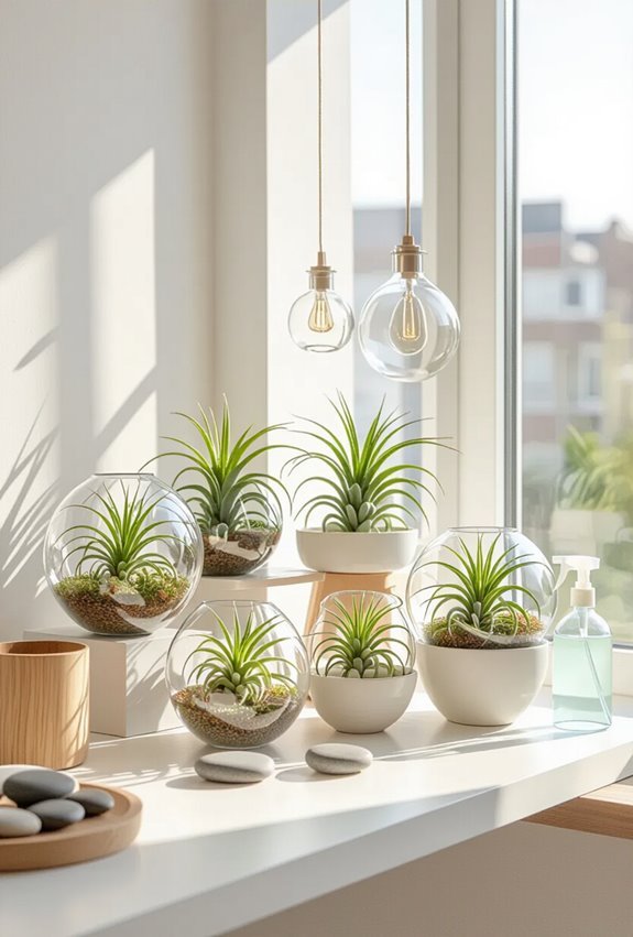 soilless air plants display