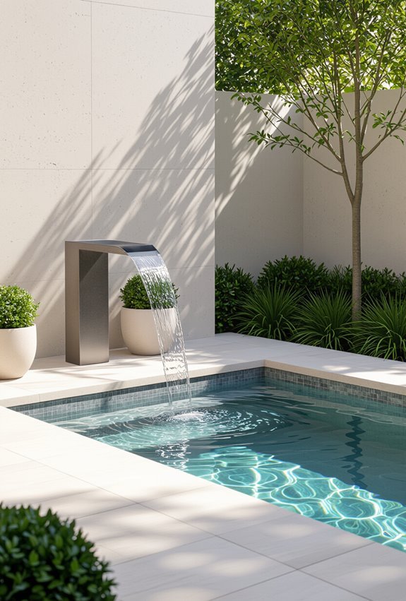 solar powered decorative pool jets