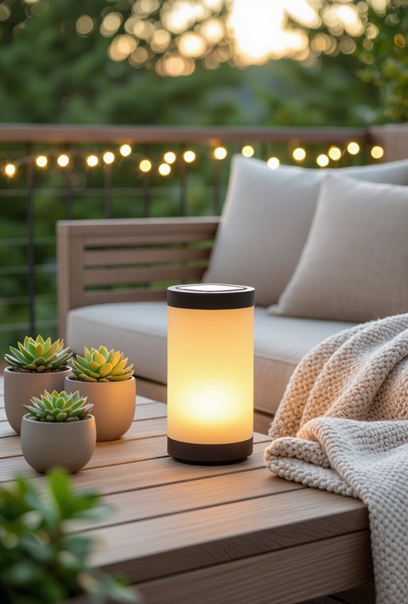 solar powered lights for decks
