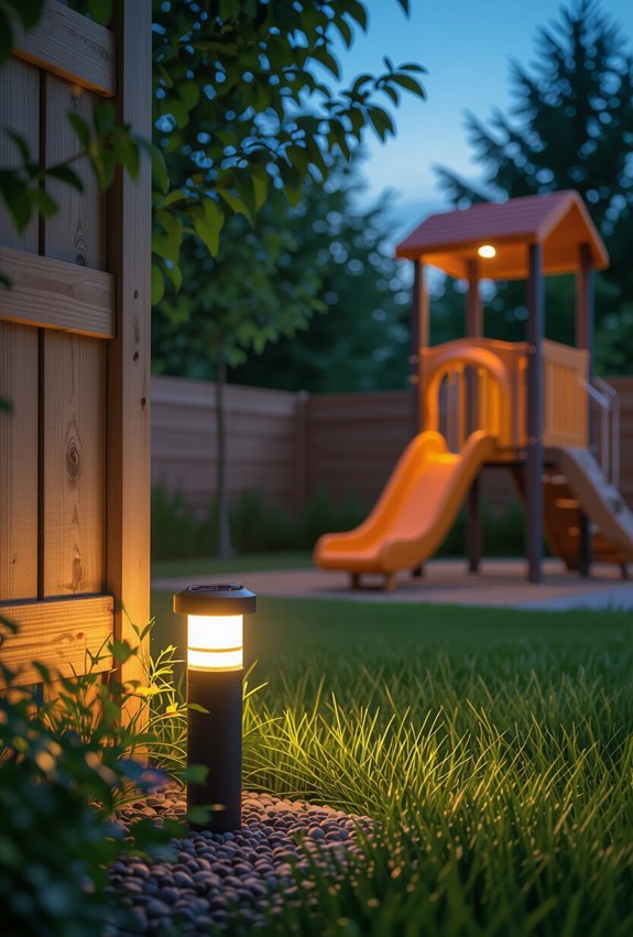 solar powered motion sensor lighting