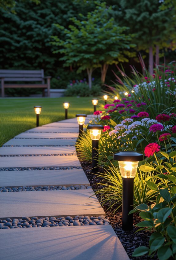 solar powered pathway lighting guidance
