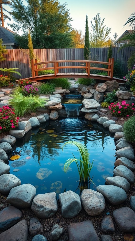 soothing backyard water features