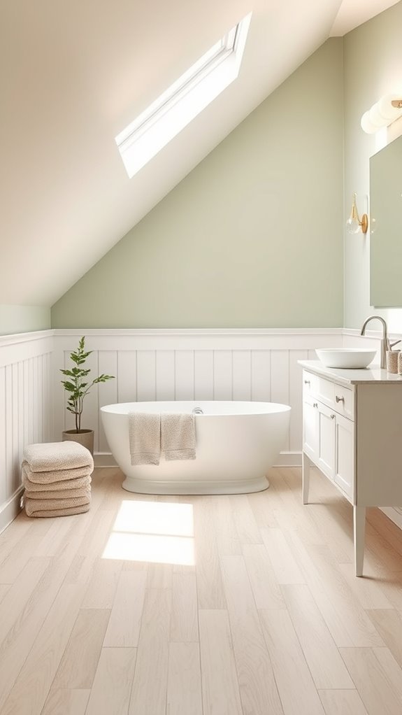 soothing color palette selection