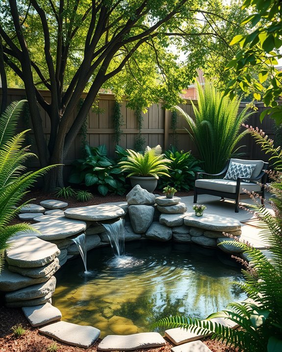 soothing fountain for relaxation