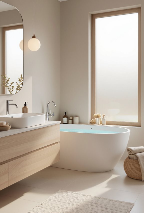 soothing neutral tones and textures