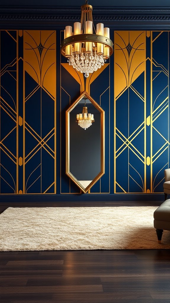 sophisticated art deco style