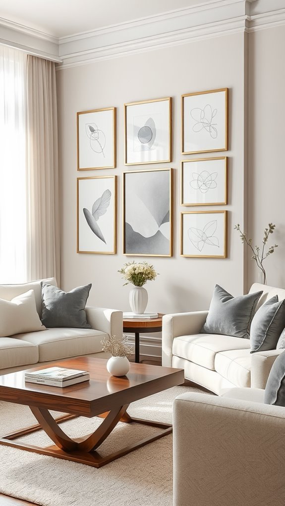 sophisticated art display ideas