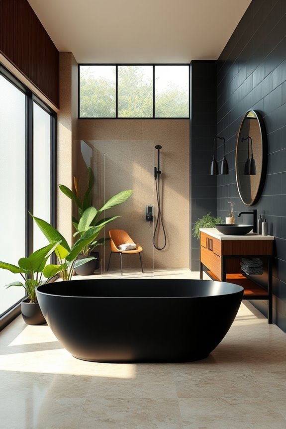 sophisticated black and beige