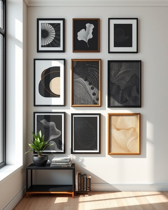 sophisticated black and gold