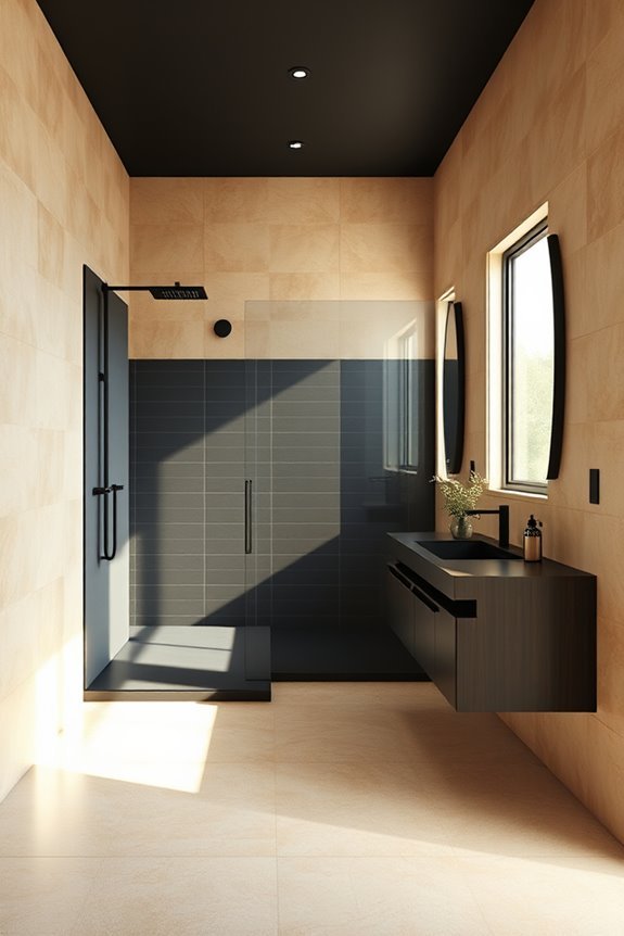 sophisticated black beige balance