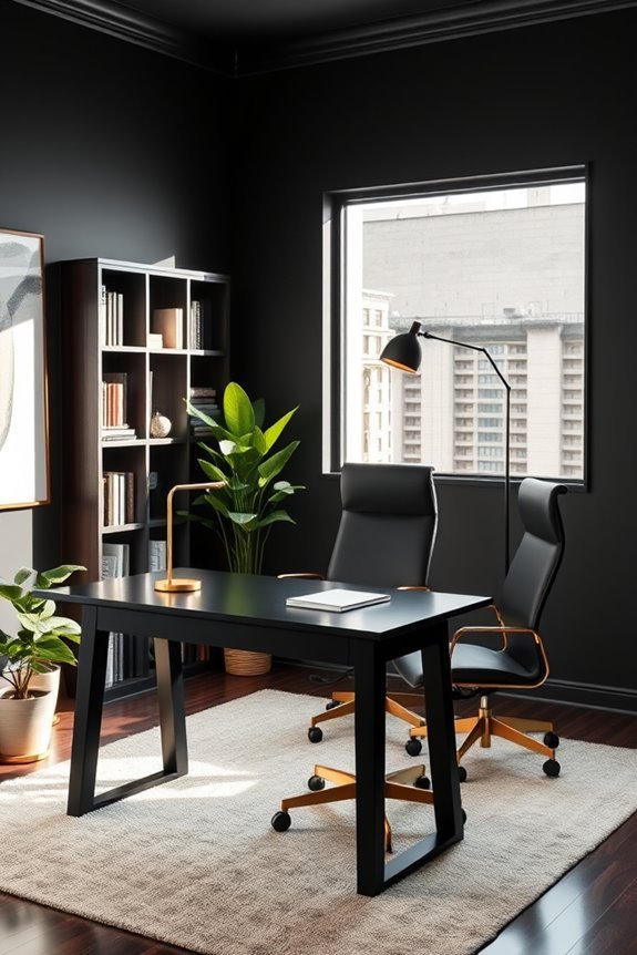 sophisticated black wall decor