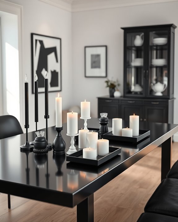 sophisticated candle arrangements elevate