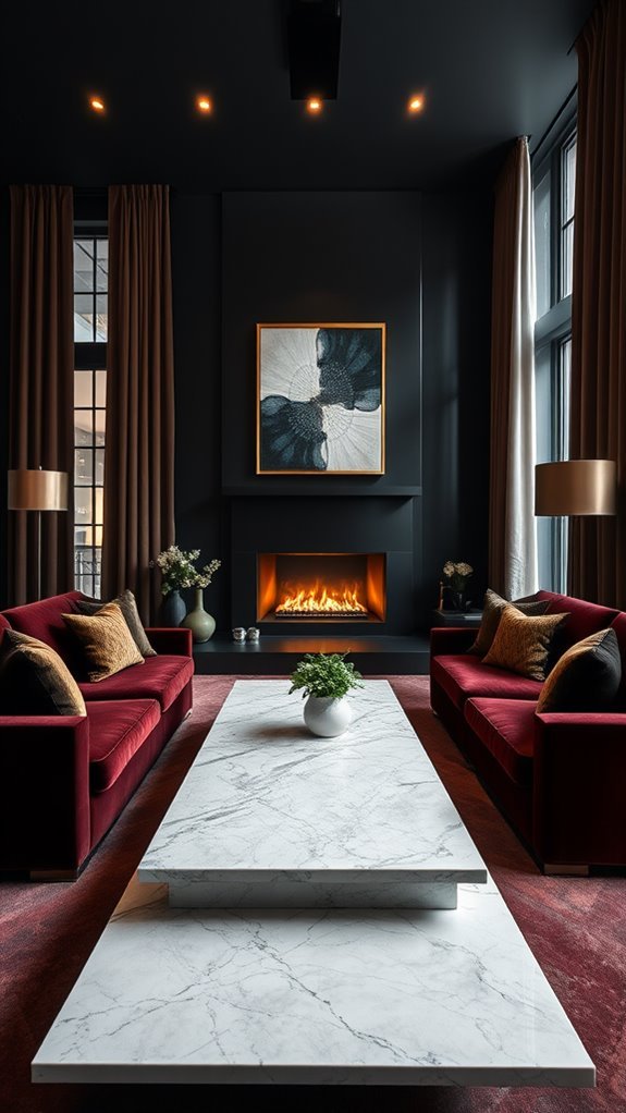 sophisticated ebony furniture design