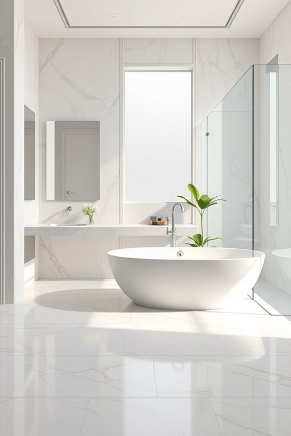 sophisticated marble border accents