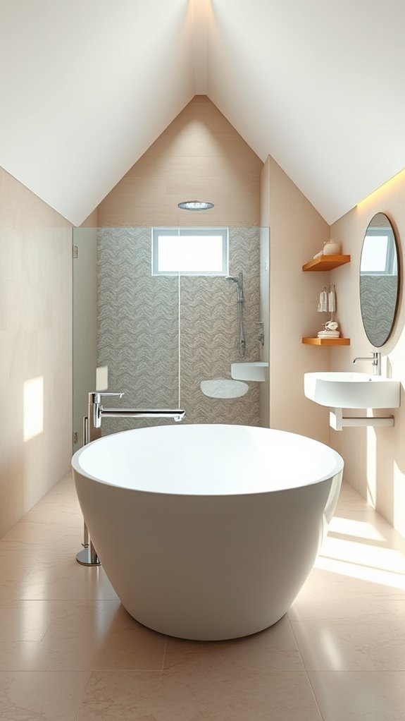 sophisticated modern bathroom fixtures
