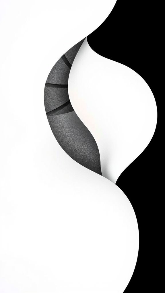 sophisticated monochromatic wall art