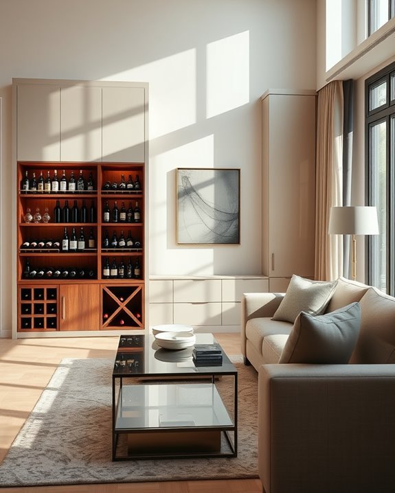 sophisticated wine display solutions