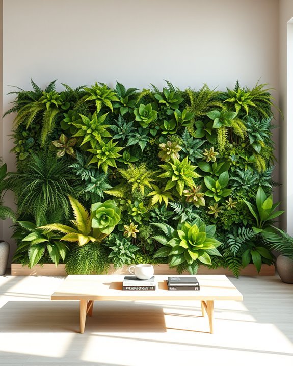 sound absorbing green vertical gardens