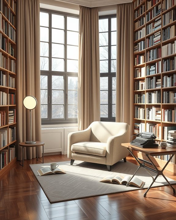 soundproof serene reading space