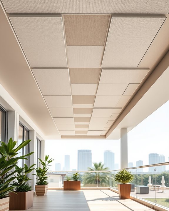 soundproof stylish balcony retreat
