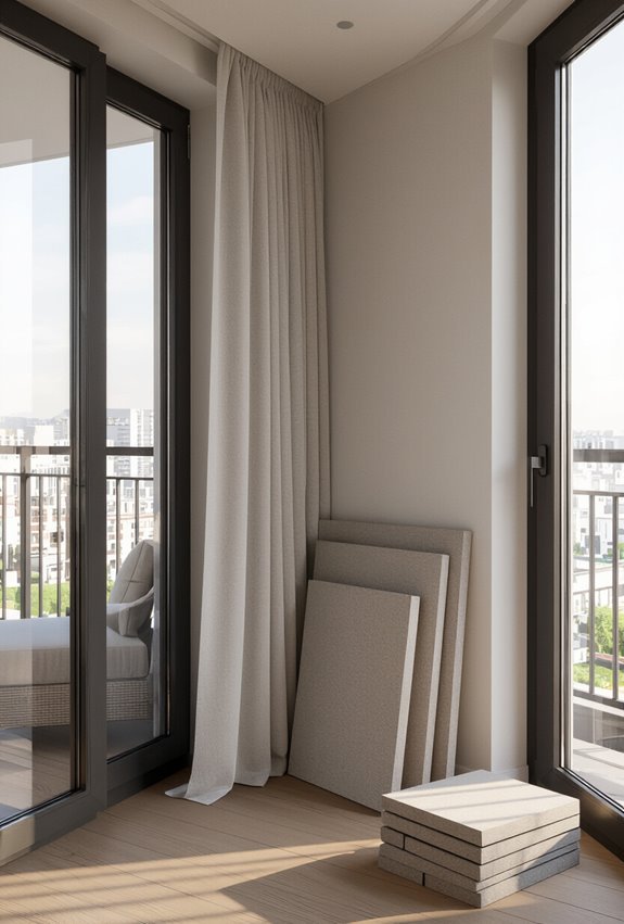 soundproofed weatherproof balcony retreat