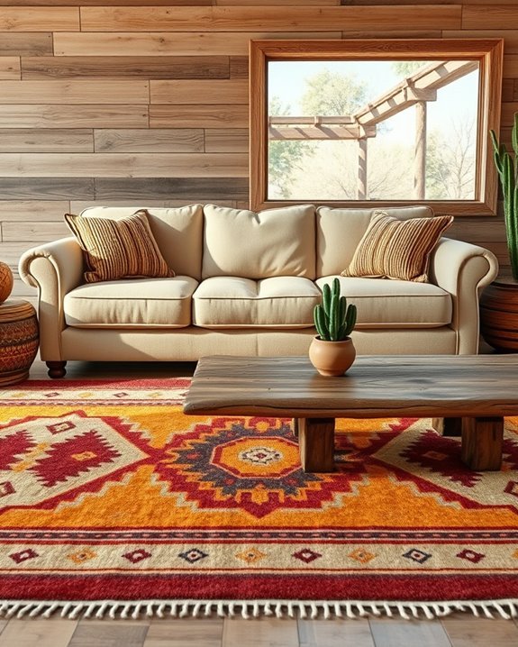 southwestern rustic living decor