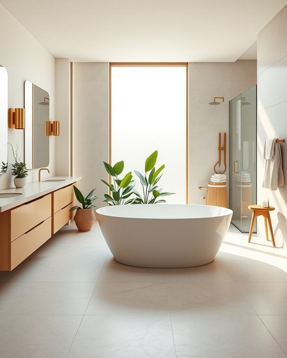 spa inspired bathroom retreat design