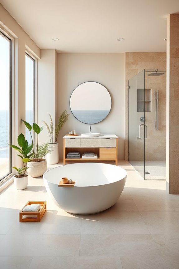 spa inspired bathroom retreat