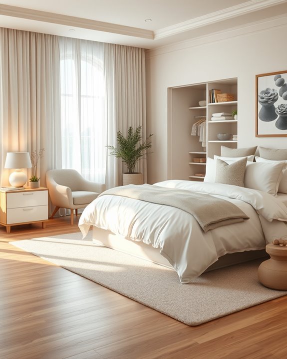 spa inspired bedroom transformation