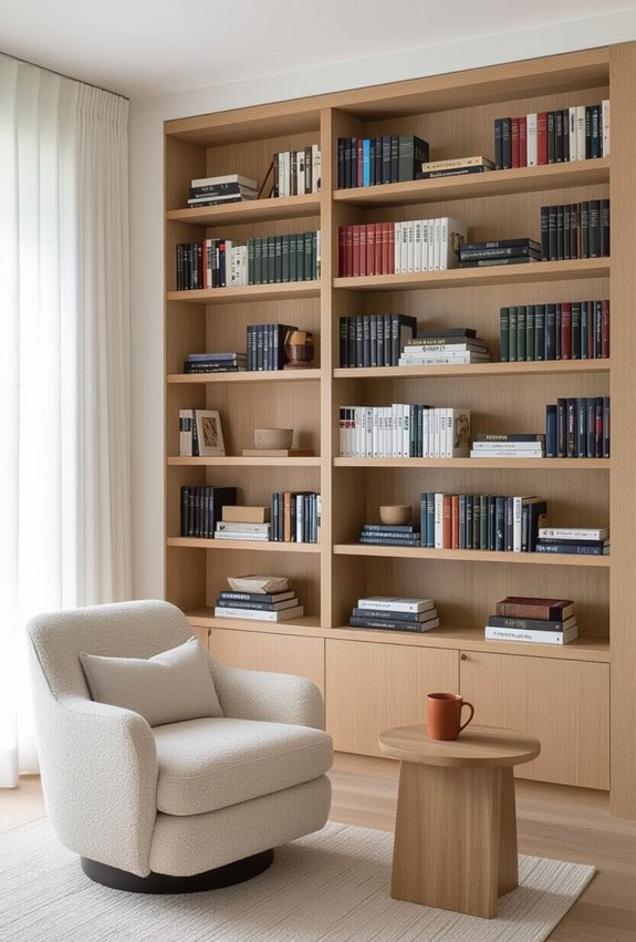 space conscious stylish bookshelf choices