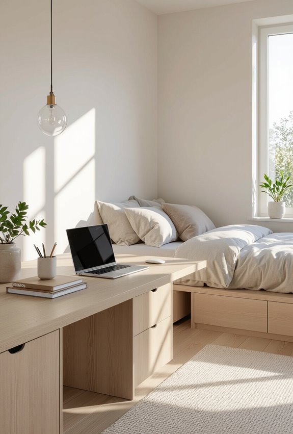 space efficient bedside workstations