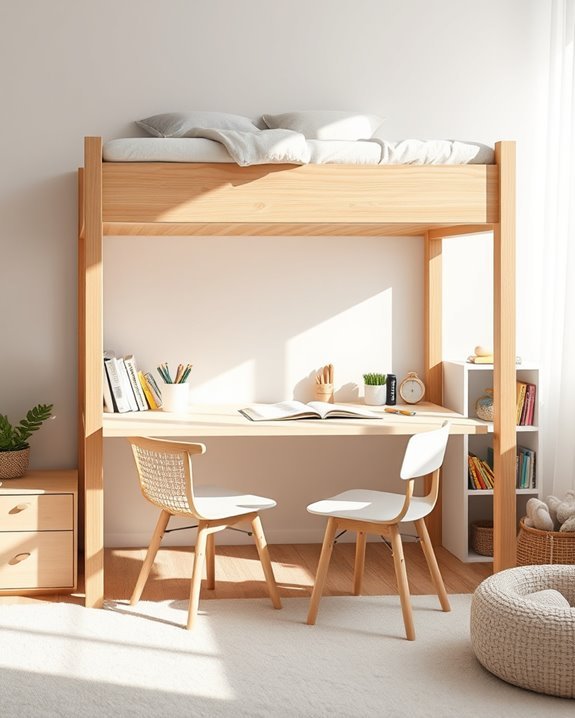 space efficient multifunctional furniture