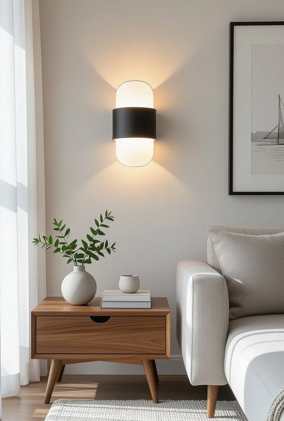 space saving adjustable wall sconces