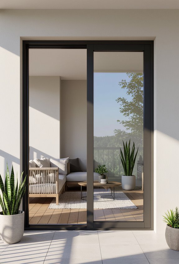 space saving balcony door solutions